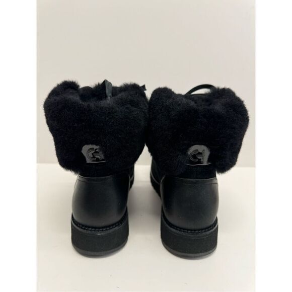 Cole Haan Boots Size 8B Womens Waterproof Black Lugged Sole Winter Booties - Picture 6 of 10